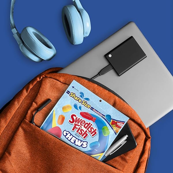 SWEDISH FISH CHEWS SOFT & CHEWY CANDY, SHARE SIZE, 8.12 OZ