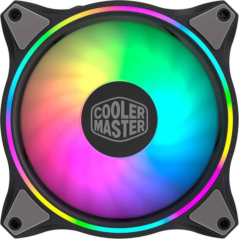 Cooler Master MasterFan MF120 Halo ARGB 120mm Dual Ring Lighting Silent Cooling