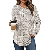 Bofell Hoodies for Women Long Sleeve Shirts Fall Clothes 2025 Outfits Crewneck Sweatshirts Winter Fashion Clothing