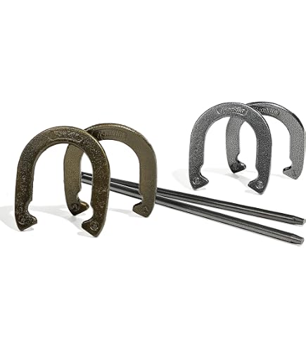 Backyard Horseshoe Game Stakes 2 Pack Steel Horseshoe Pitching Stakes - 1x28 Inch Official Tournament Size With Tapered Point Official Size 1x28 Inch