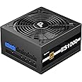 Pystar 1000W Power Supply 80+ Gold Full Modular PSU,ES1000