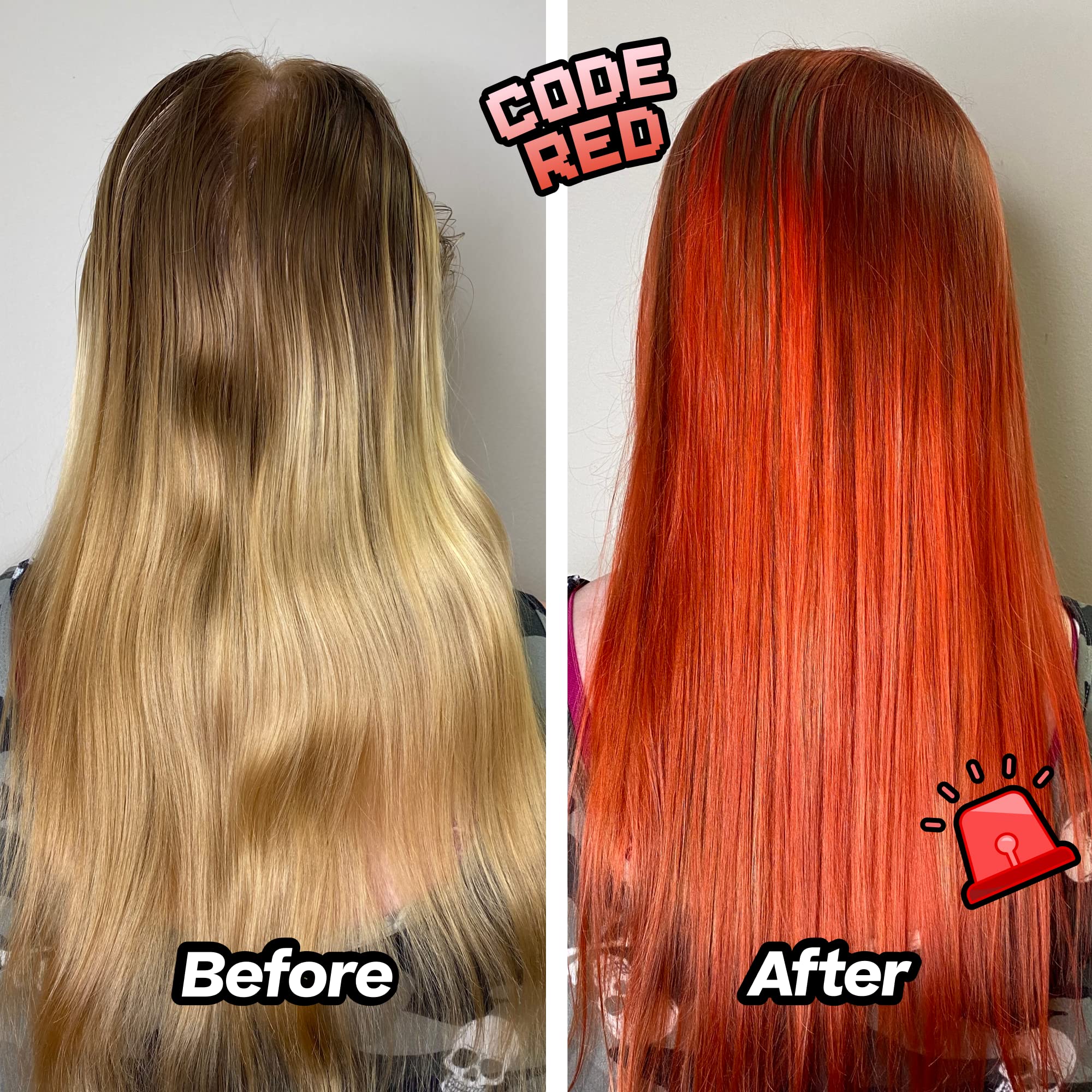 Hally Hair Color Cloud Hair Dye (Code Red) - Demi-Permanent Foam Hair Color for Women & Men - Mess-Free & Long-Lasting Hair Dye Kit, Hair Coloring Products Wash Out in 4-6 Weeks, Vegan