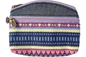 YHmyok Coin Purse for Women Cute Small Wallets Change Purse Coin Pouch (purple)