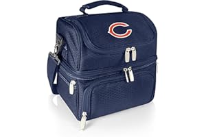 PICNIC TIME NFL unisex-adult NFL Pranzo Lunch Bag, Insulated Lunch Box with Picnic Set, Lunch Cooler Bag