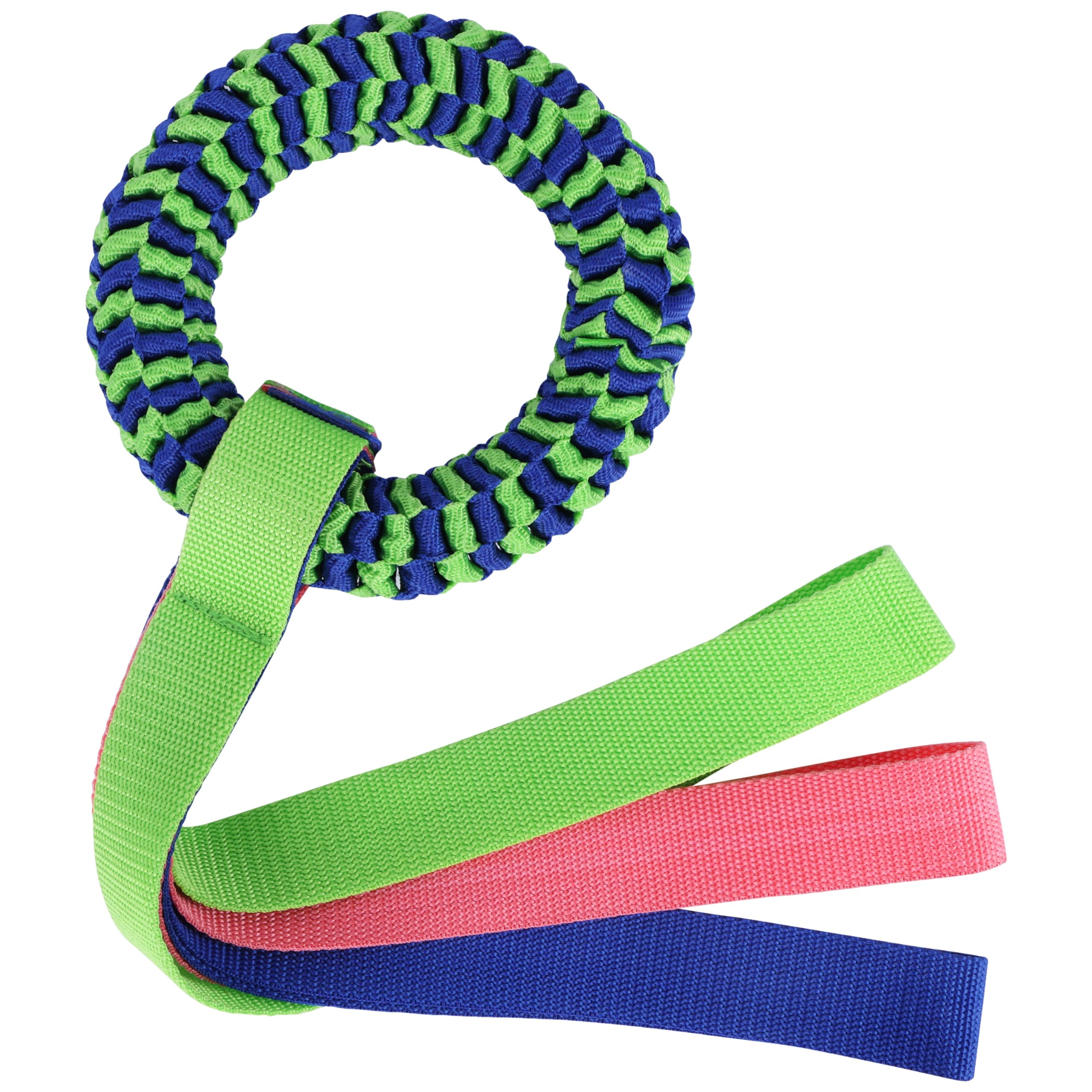 BELLE VOUS Dog Rope Chew Toy - Tough Indestructible Dog Toy for Medium-Large Breeds & Aggressive Chewers - Knotted Rope for Tug of War/Teeth Cleaning