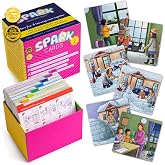 Spark Cards Sequence Cards for Storytelling and Picture Interpretation Speech Therapy Game, Special Education Materials, Sentence Building, Problem Solving, Improve Language Skills