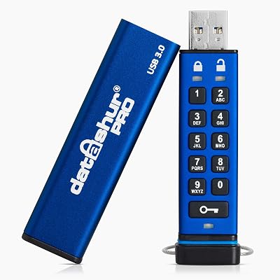 iStorage datAshur PRO 16 GB Encrypted USB Drive FIPS 140-2 Level 3