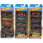​Hot Wheels 15-Vehicle Bundle, 1:64 Scale (Styles May Vary) | Includes 3 Themed Sets of 5 Toy Cars or Trucks for 15 Total, Instant Collection for Play or Display (Amazon Exclusive)