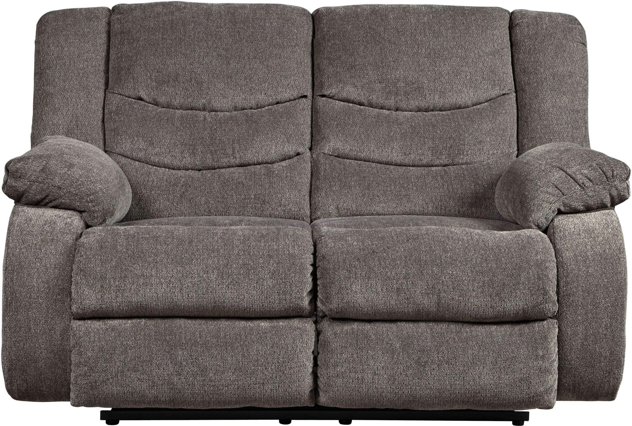 Signature Design by Ashley 9860686 Reclining Loveseat, Gray