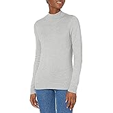 Amazon Essentials Women's Lightweight Mockneck Sweater (Available in Plus Size)