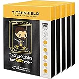 TitanShield Lot de 2 étuis de protection en vinyle de 0,5 mm, résistants aux UV et aux rayures