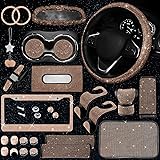 JINGSEN 25PCS Bling Car Parts Set, Car Parts Set