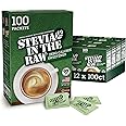STEVIA IN THE RAW, Zero Calorie Sweetener Packets 100 Count Box (12 Pack)