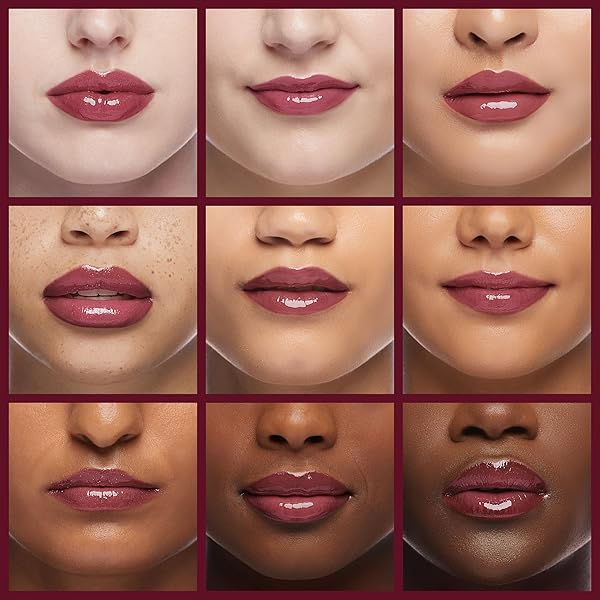 BURT’S BEES 100% NATURAL GLOSSY LIQUID LIPSTICK, RUSHING ROSE, 1 TUBE