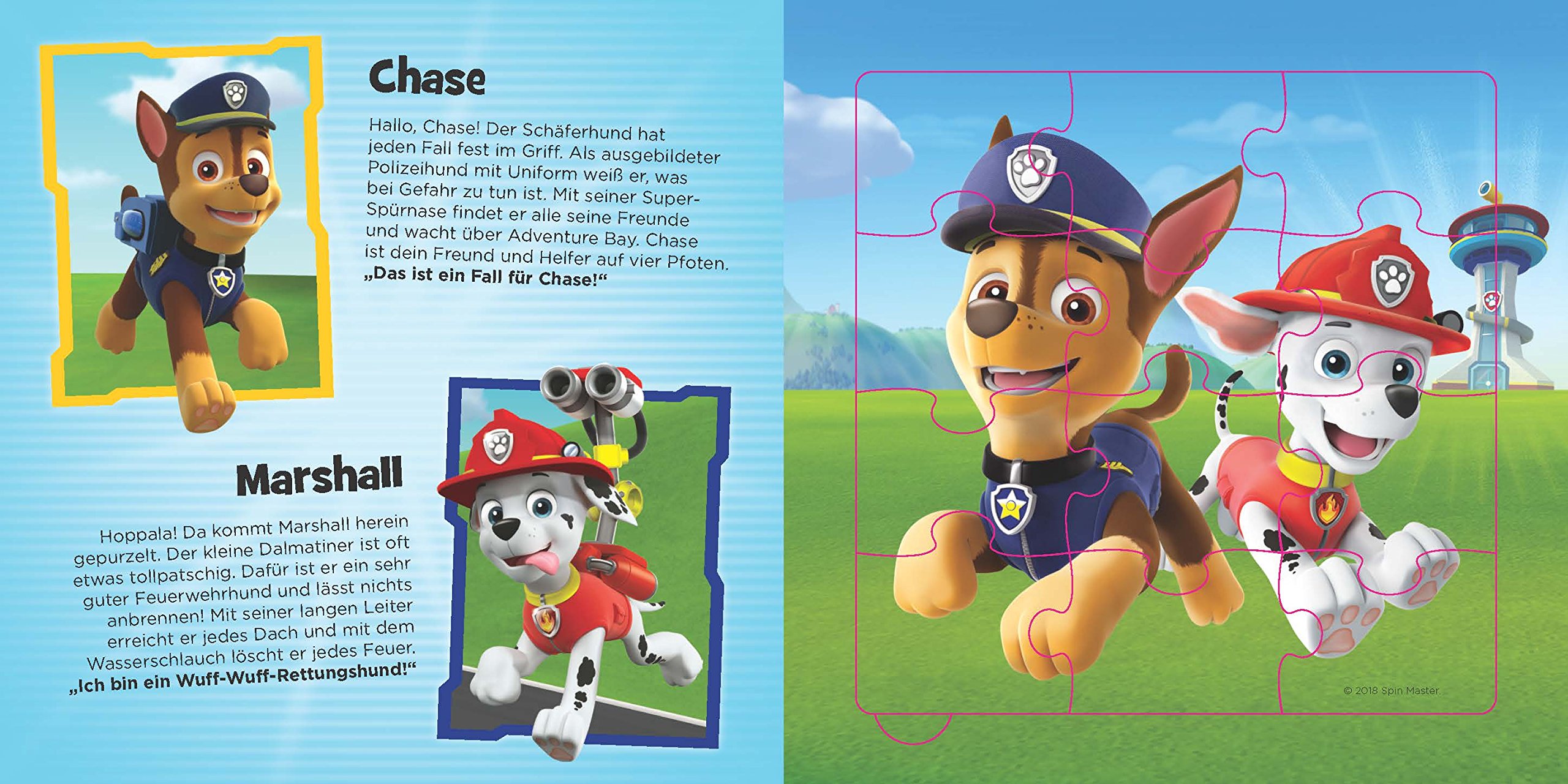 PAW Patrol Puzzlebuch: Mit 4 Puzzles á 12 Teilen: Bensch 