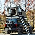 YOLENY Inflatable Rooftop Tent, Multi-Purpose SUV Tents with Air Cushion, 2 TPU Skylights, Telescopic Ladder & Extended Canopy, Full Dull Poly Textured Oxford, Easy Set-up for Camping
