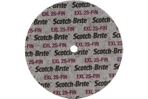 3M Scotch-Brite EXL Unitized Wheel, 6 in x 1 in x 1/2 in 2S FIN, 2 per case