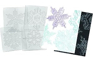 Roylco Snowflake Rubbing Plates