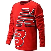 New Balance Boys Long Sleeve Shirts - Waffle Knit Long Sleeve Boys Thermal Shirt Athletic Performance Base Layer Kids (8-20)