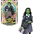 Mattel Universal Wicked Elphaba Fashion Doll & Accessories with Green Skin, Braided Black Hair, Posability & Removable Schoo
