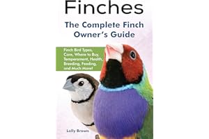 Finches: Finch Bird Types, Care, Where to Buy, Temperament, Health, Breeding, Feeding, and Much More! The Complete Finch Owne