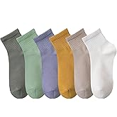 MAGIARTE Womens Mini Crew Ankle Socks Athletic Casual Cotton Socks for Women