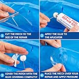 Blu Line Inflatable Spa Repair Kit Vinyl Adhesive Patch Set 2 fl oz view 8