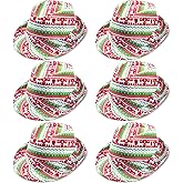 Jadive 6 Pcs Ugly Sweater Hat Funny Christmas Holiday Red and Green Party Hat for Adults Unisex Short Brim