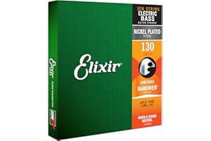 Elixir Strings Electric Bass String NANOWEB Coating, .130, Long Scale