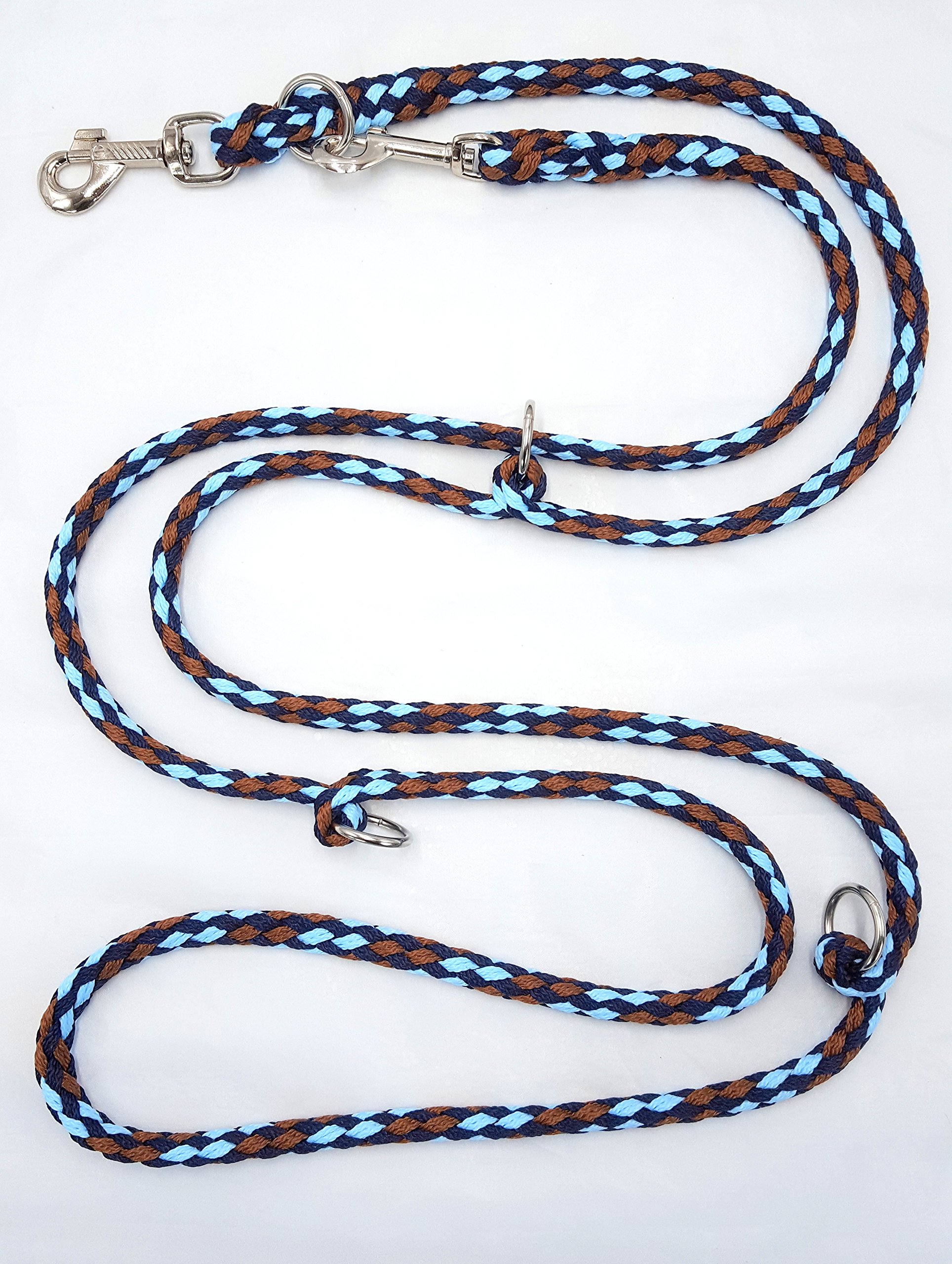 elropet Premium Double Dog Lead 2.8 m 4-Way Adjustable Africa Brand Shoulder Lead