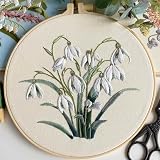 Myfelicity Embroidery Kit for Adults and Beginners with 3 Floral Pattern Fabrics view 2