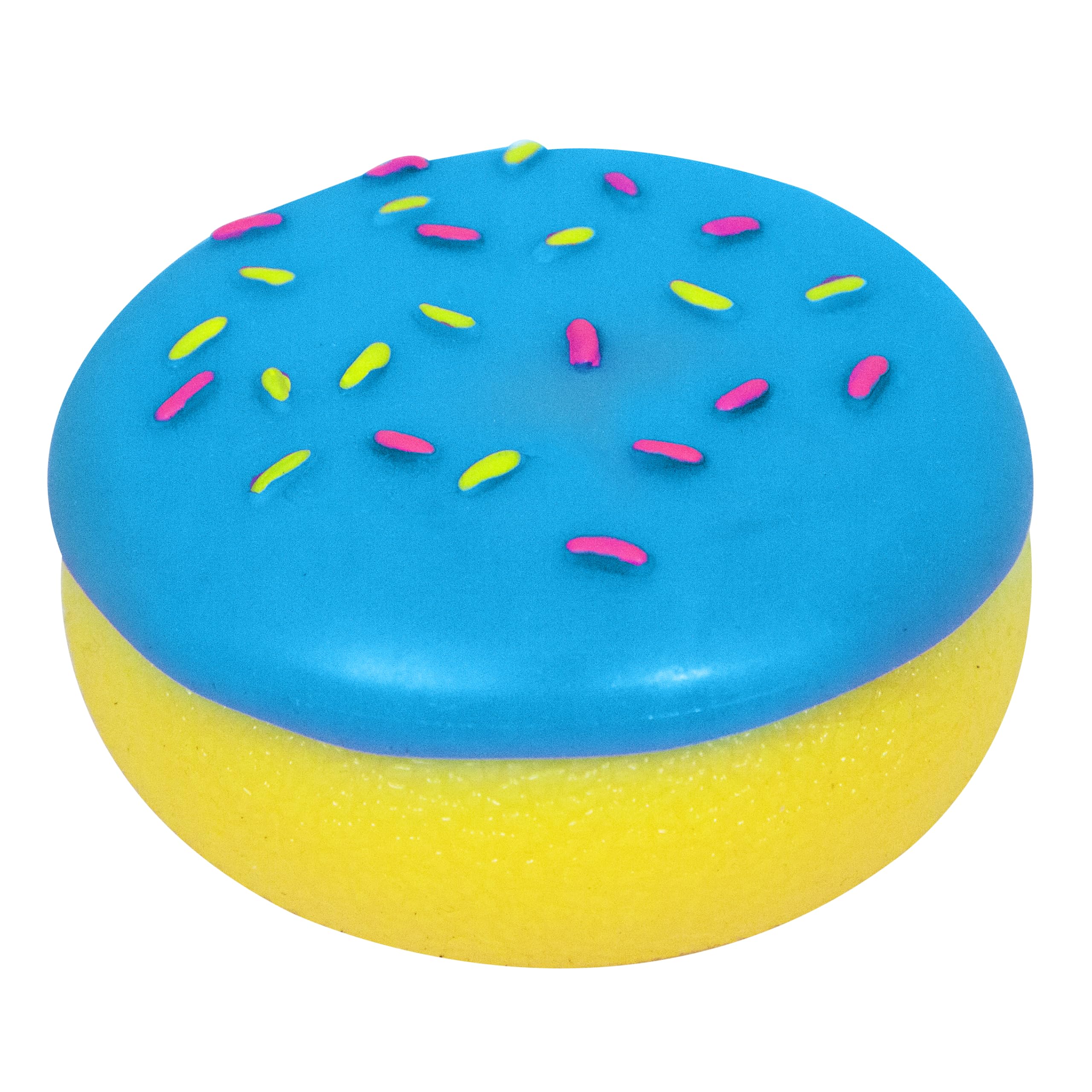 Schylling NeeDoh Jelly Donut - Sensory Squeeze Toy - Jelly-Like Filling - 3" Wide - Color May Vary (Pack of 1)