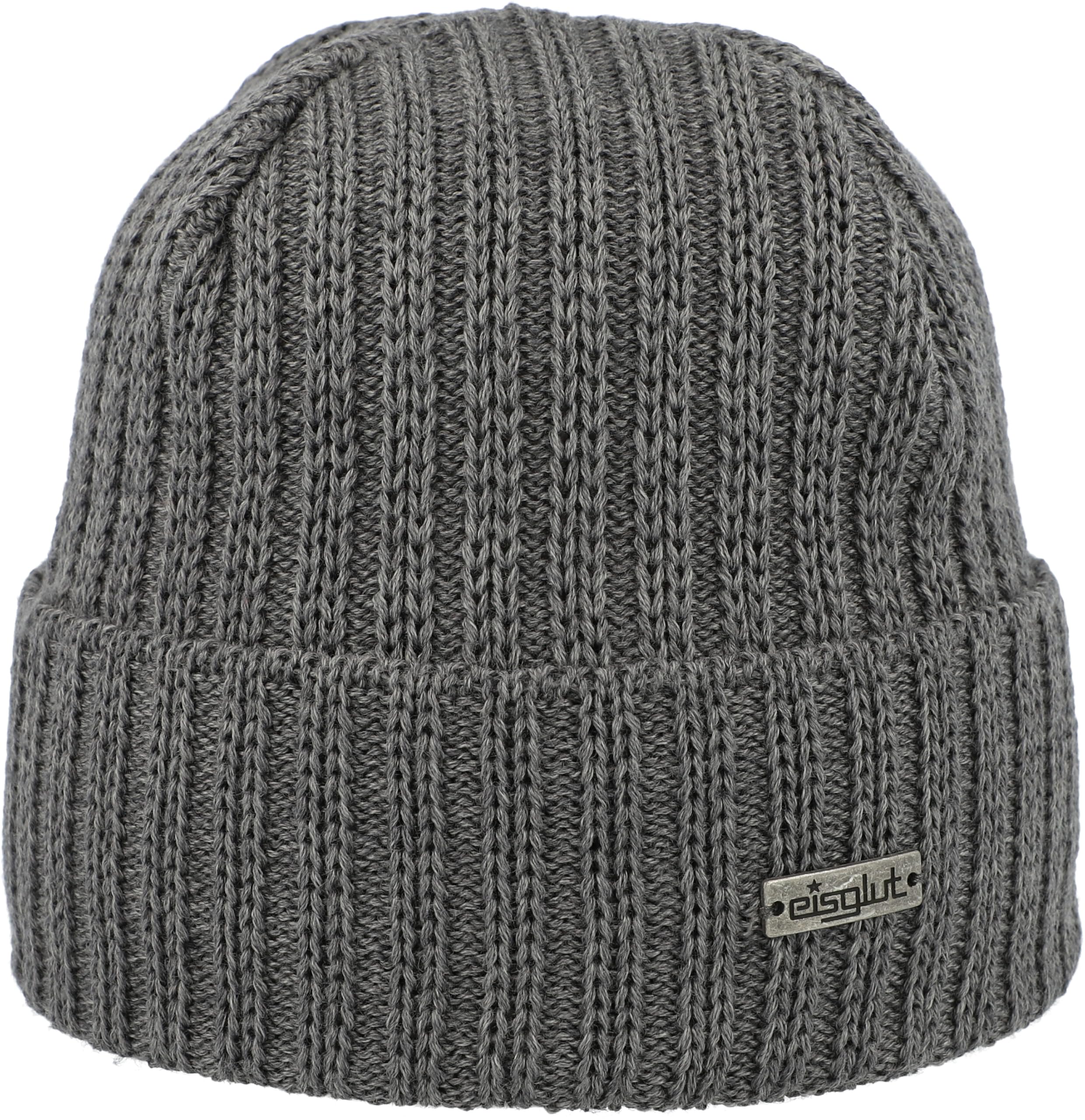 Eisglut Men's Jochen Merino XL M tze, grey mel., XL (61-62 cm) EU