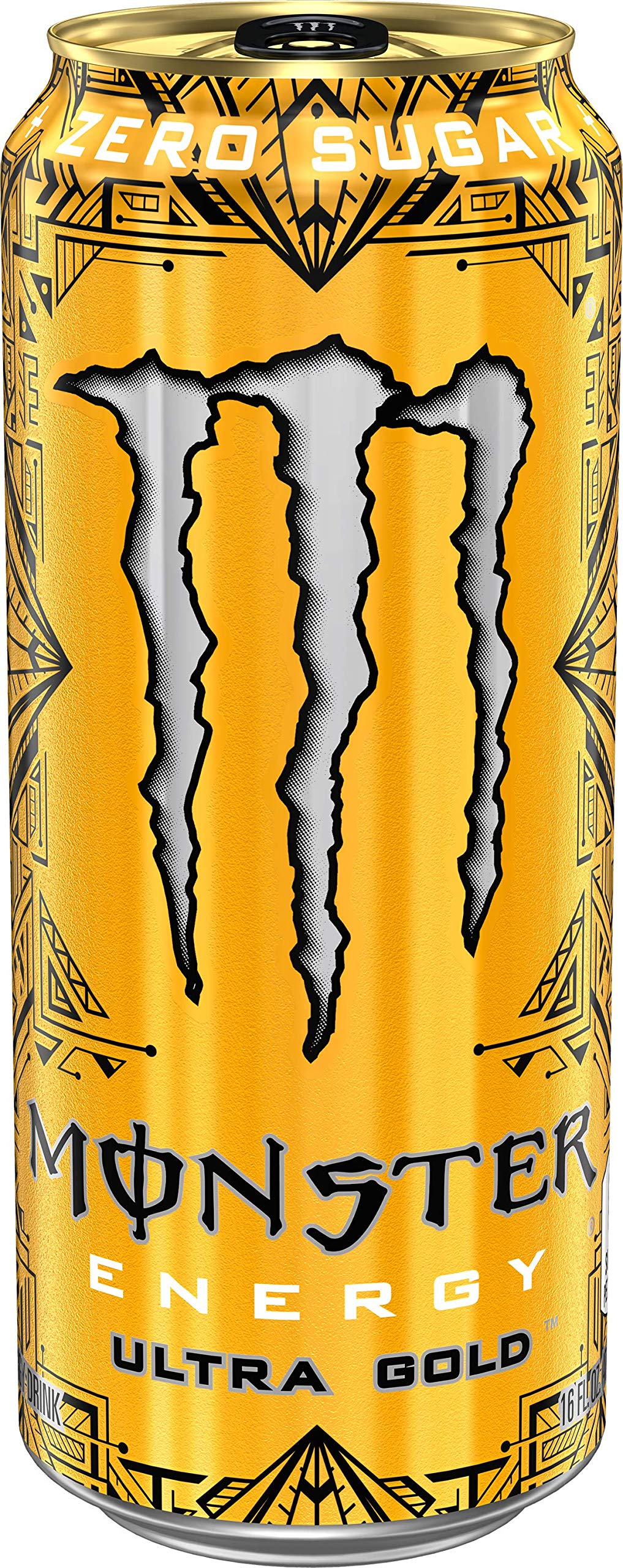 Monster Energy Ultra Gold, Sugar Free Energy Drink, 16 Ounce (Pack of 24)