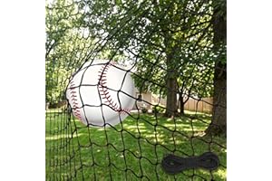 Hittop Sport Net Baseball Nets,Over 12 Sizes from 10 to 50 feet Baseball Softball Backstop Nets with 33 feet Nylon Rope, Heav