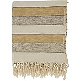 SARO LIFESTYLE Striped Design Throw Blanket