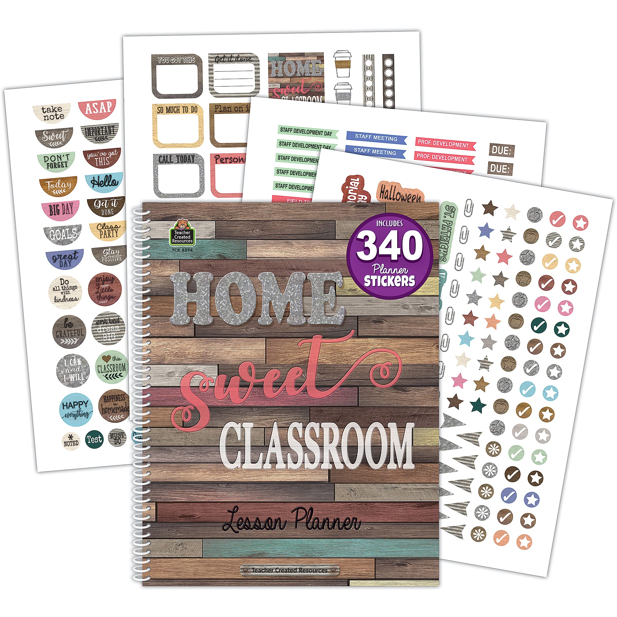 Photo 1 of Teacher Created Resources Home Sweet Classroom Lesson Planner 8.5 inches X 11 inches