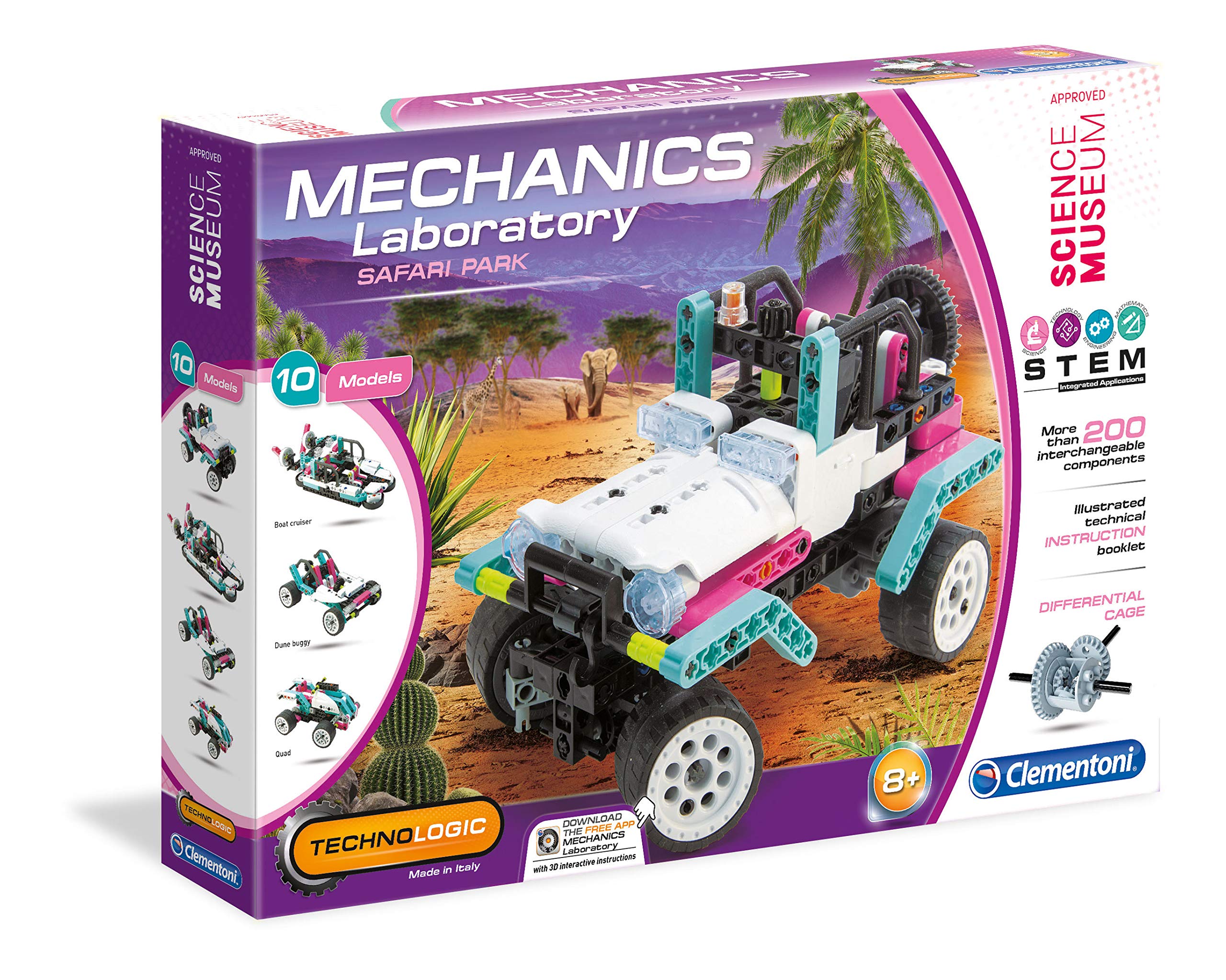 Clementoni - 61873 - Mechanics Lab - Safari Park