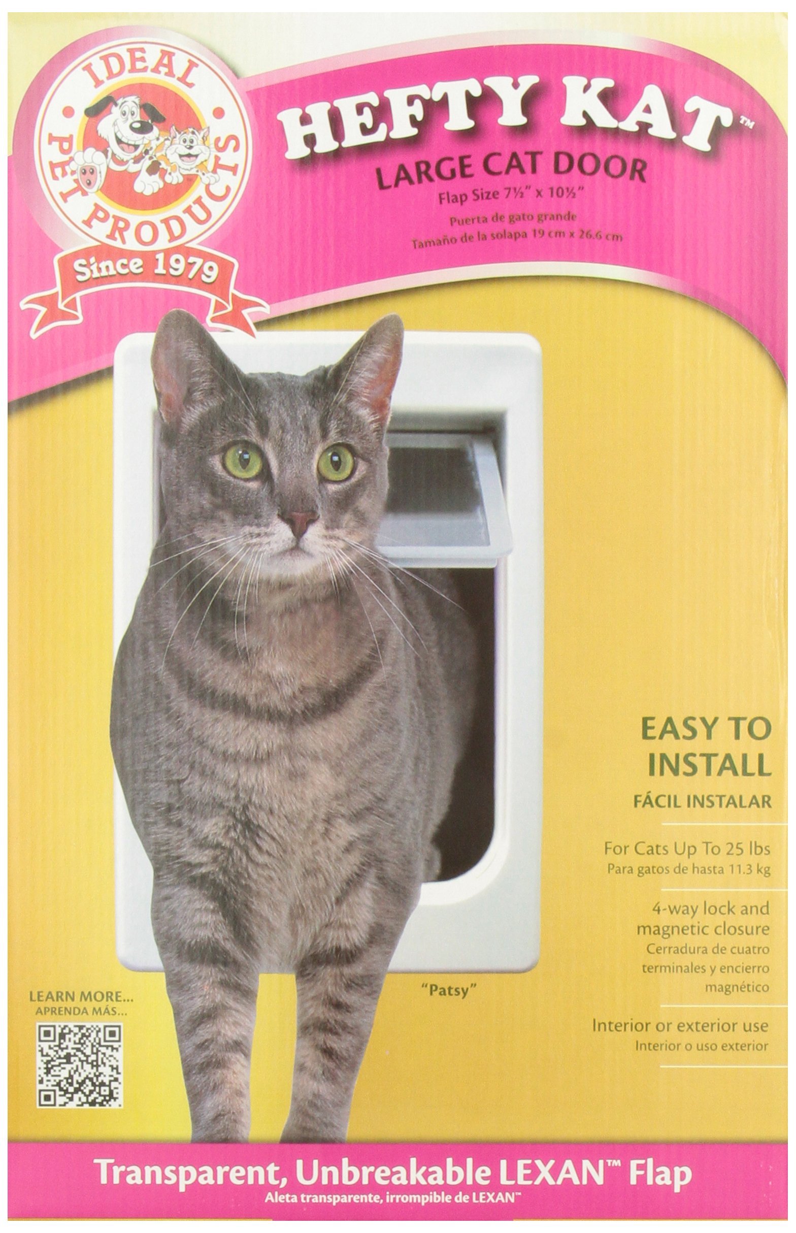 Ideal Pet Products Chubby Kat Plastic, Large, 7.5" x 10.5" Flap Size