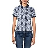 Lacoste Womens Slim Fit Monogram Jacquard Polo Shirt