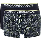 Emporio Armani mens Christmas Stretch Cotton 2 Pack Trunk