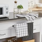 Penguin Home Set of 3 100% Cotton Kitchen Towels 50x70 cm Black White view 4