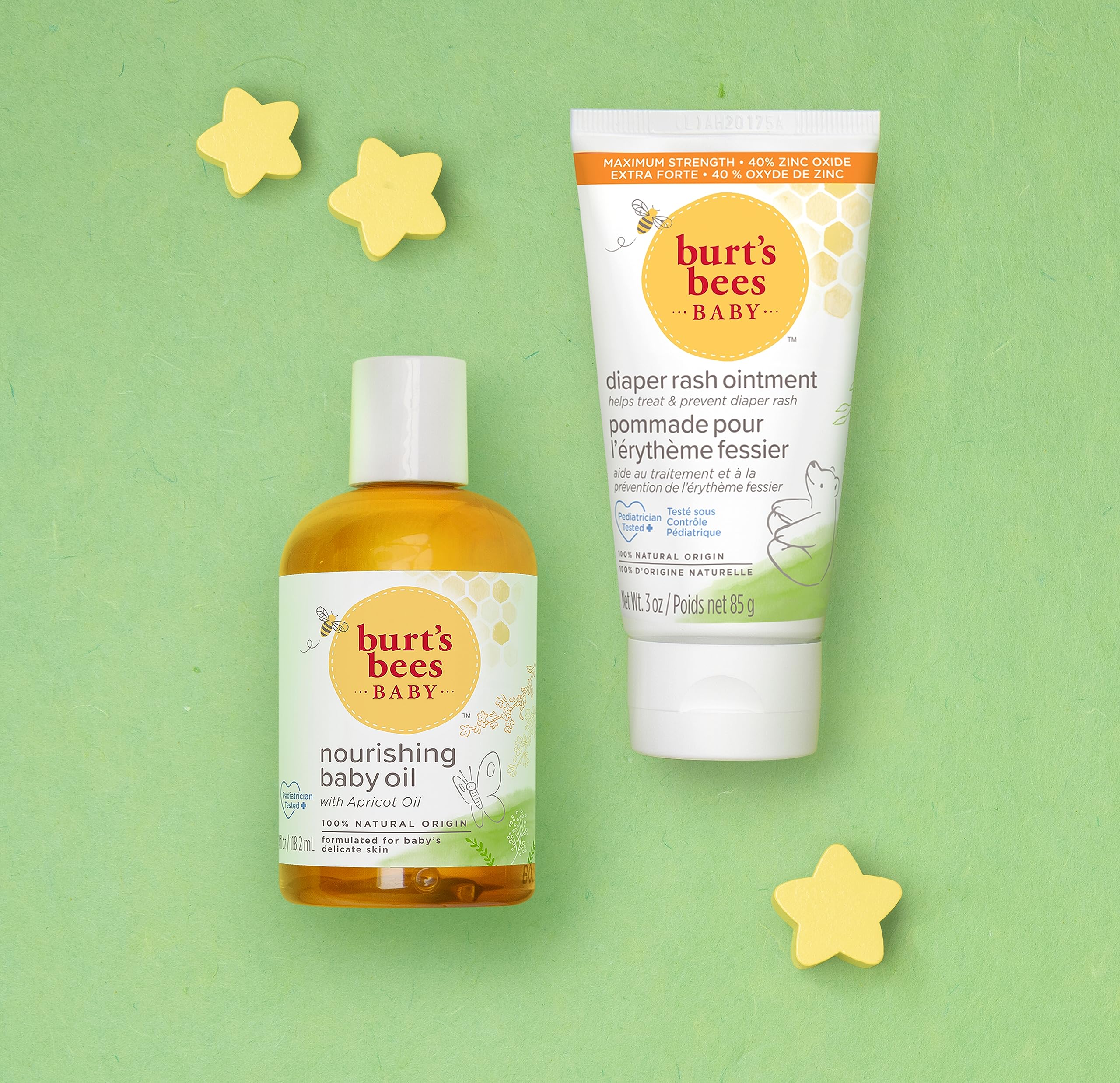 Burt's Bees Baby Diaper Rash Ointment, Maximum Strength, 40 Zinc Oxide