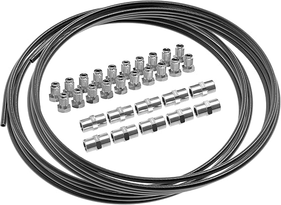 TTLIFE Kit D'outils De Torchage Double Et Simple,conduite De Frein De 7,62m, 4,75mm En Cuivre,avec 16 Raccords Et 4 Connecteurs - Auto