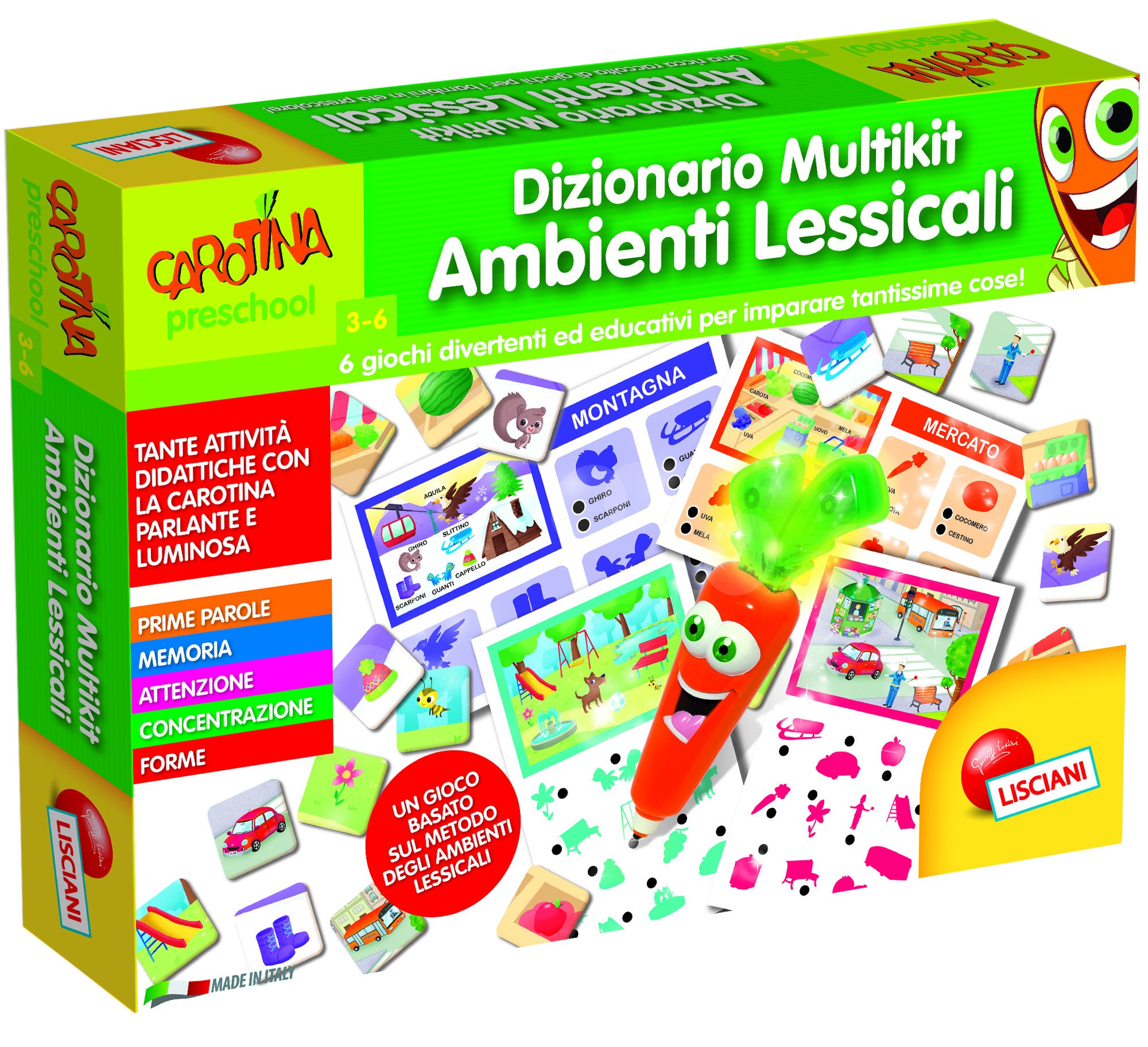 Liscianigiochi 53391 Talking Pen Multikit Dictionary Lexical Environments