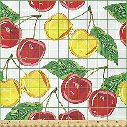 Ambesonne Fruit Fabric by The Yard, Graphic