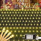 HEYFUNi Net Mesh Waterproof String Lights,360LED