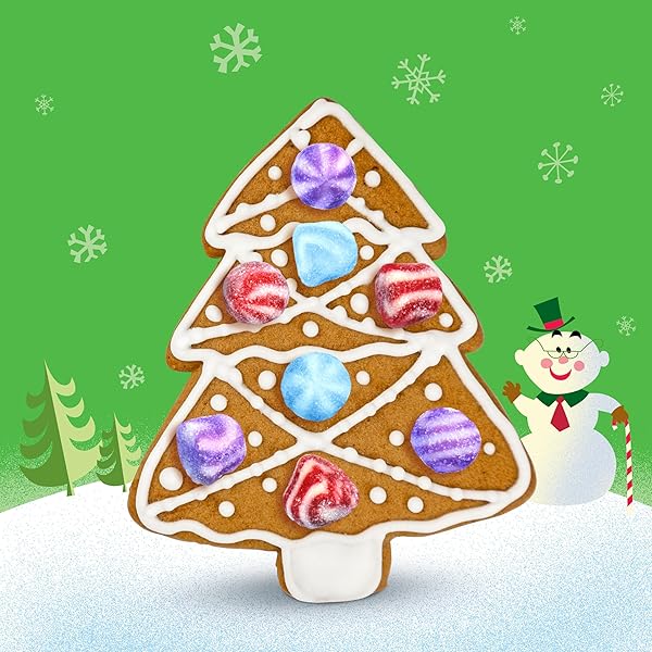 BRACH’S ELF SWIRLY TWIRLY GUM DROPS, 2.5OZ BAG – HOLIDAY CLASSIC FOR FESTIVE CANDY DISHES AND BAKING