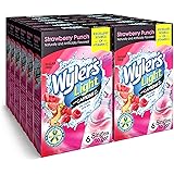 Wyler's Light Singles to Go Caffeinated Drink Mix - Strawberry Punch Powder Sticks (12 Boxes with 6 Packets Each - 72 Total S