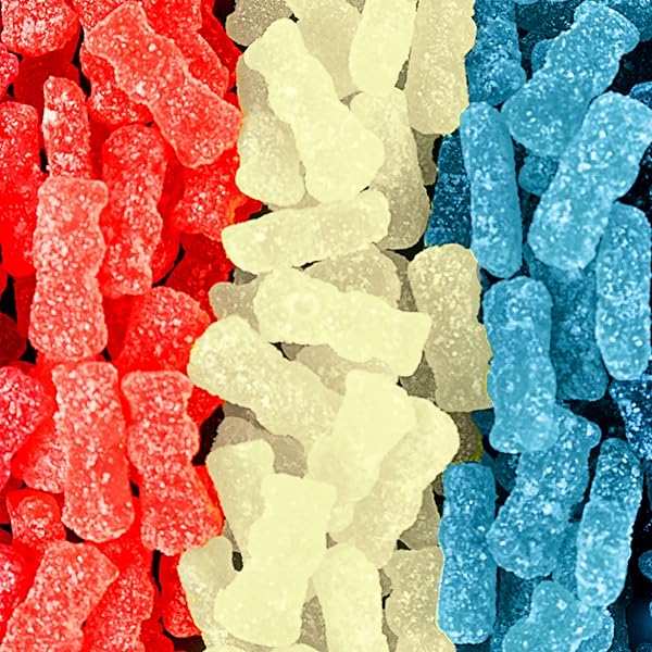 SOUR PATCH KIDS RED, WHITE & BLUE SOFT & CHEWY GUMMY CANDY, BULK CANDY, 1.8 LB